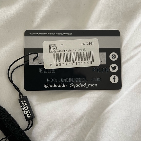 Jaded London black umbra halter top - Picture 4 of 4